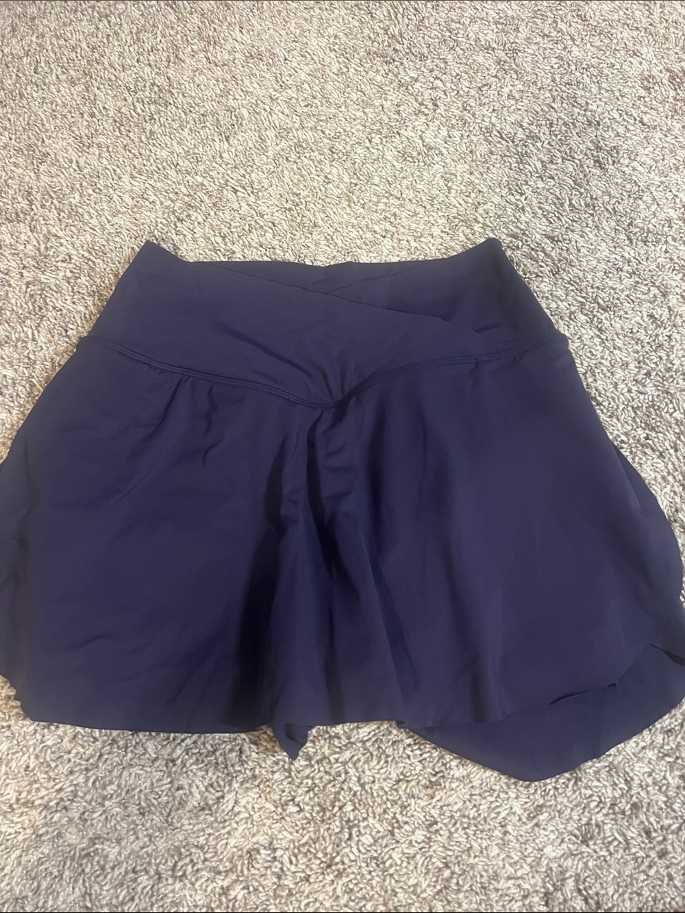 Women's Navy High-Waist Athletic Skort